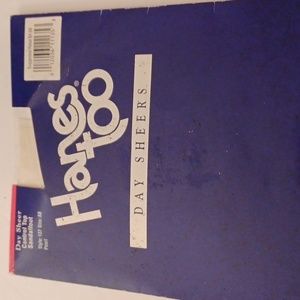 Hanes too vintage day sheer pantyhose pearl size ab control top new y2k